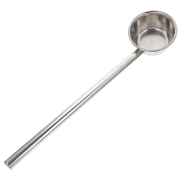 Lang skje i rustfritt stål for suppe og vann, konservering, 55x6,2 cm