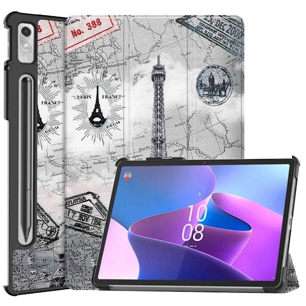 Lenovo Tab P11 Pro Gen 2 Deksel Tri-Fold Eiffeltårnet