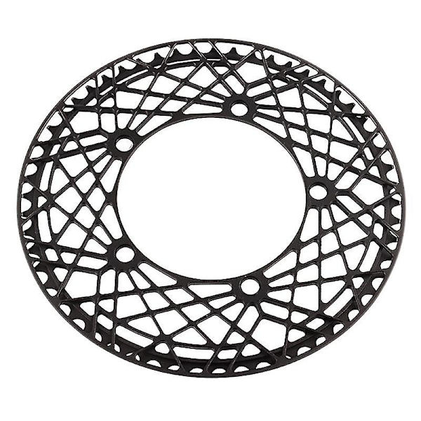 Sykkelkjedering 53T BCD 130mm Enkeltgir Sykkelkjedering for De Fleste Sykler Landeveissykkel Sammenleggbar Sykkel Svart