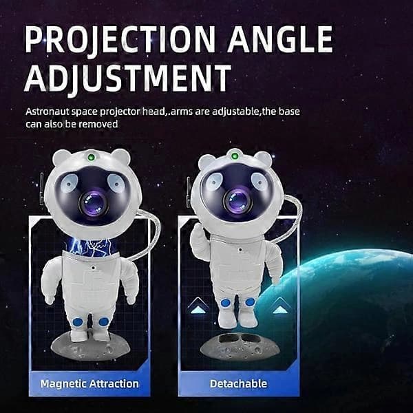 [PL] Yölamppu - Tähtiprojektori LED-valolla - Astronautti