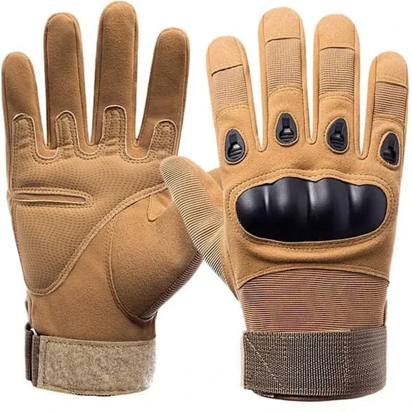 {PL}Taktiska Handskar - Militärhandskar Khaki