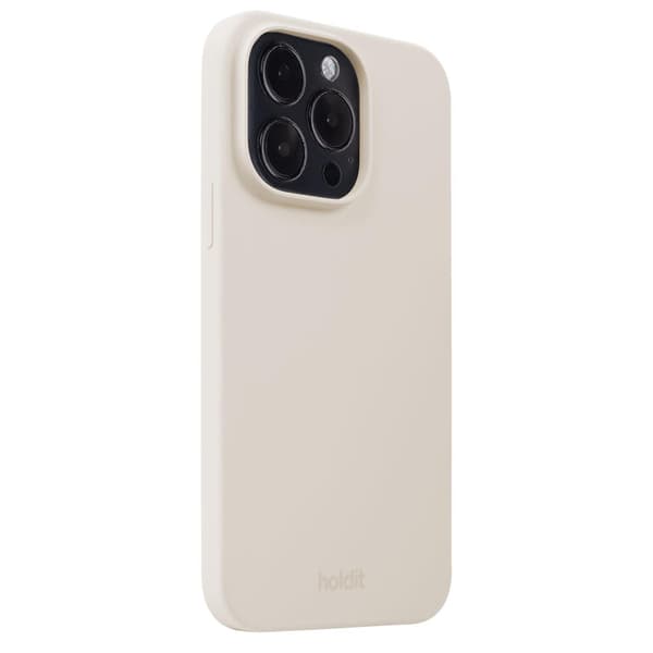 holdit iPhone 15 Pro Mobilskal Silikon Ljus