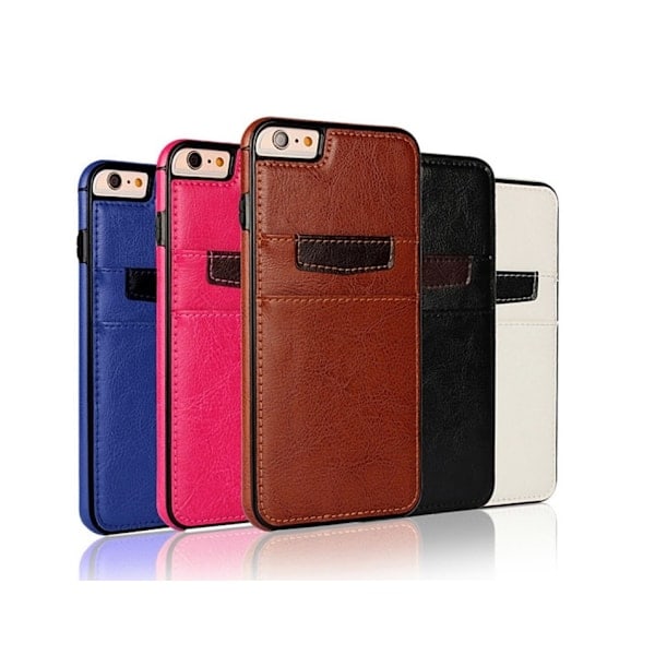 iPhone 7/8 Plus Cover med Kortholder - Brun