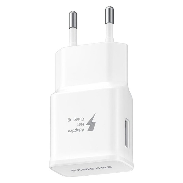 Samsung Original 15W 2A Oplader EP-TA200EWE - Hvid White Hvid