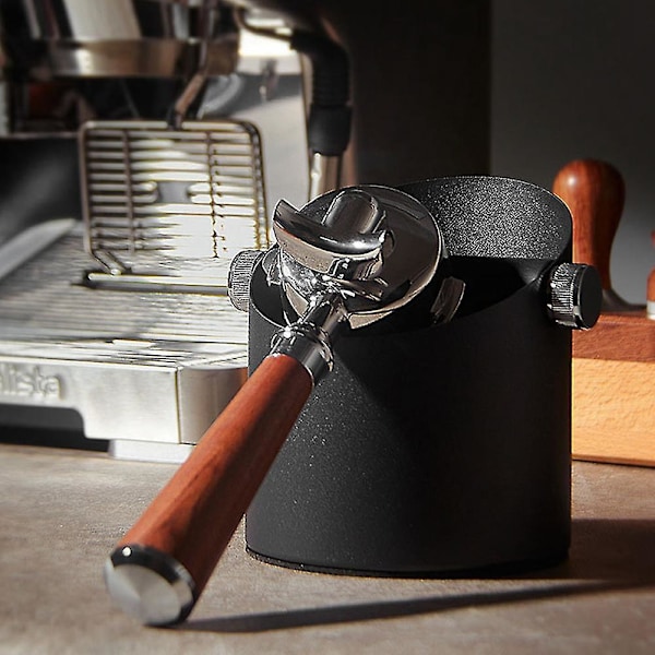 Knock Box for Kaffe med Avtakbar Knock Bar Espressobeholder Kjøkken Kontor Espressomaskin Tilbehør