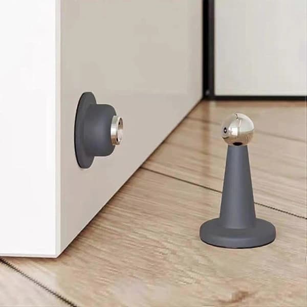 {PL}Kraftig Magnetisk Dørstopper | Veggmontert Dørstopper | Magnetisk Dørstopper