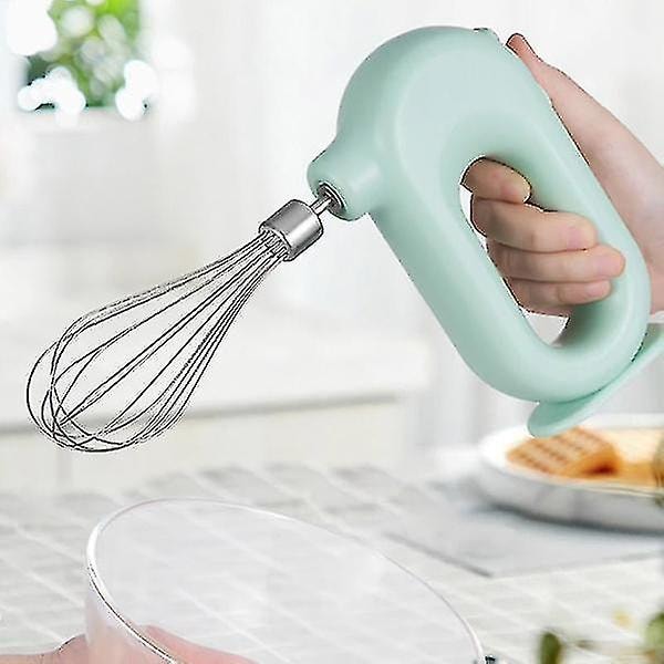 Handhållen Mixer Blender Elektrisk Äggvisp Matmixer Mjölk (grön)