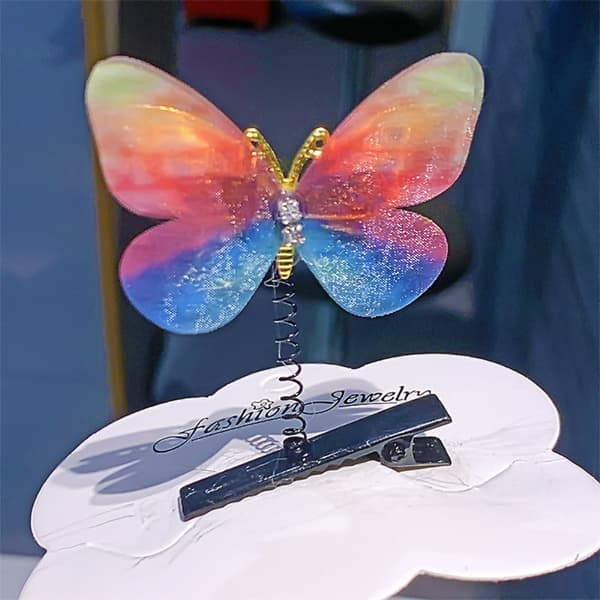 Butterfly Spring Hårklemme Bangs Hårnål 10-10ST 10-10ST