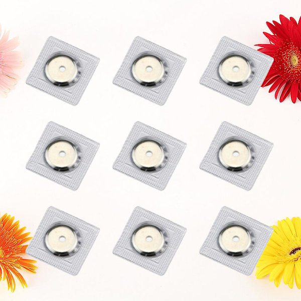 20 STK Usynlige Knapper Magnetiske Trykknapper Festemidler Trykknapper 2 Deler Metall Trykknapper Runde DIY Håndverkstilbehør (Diameter: 13mm)