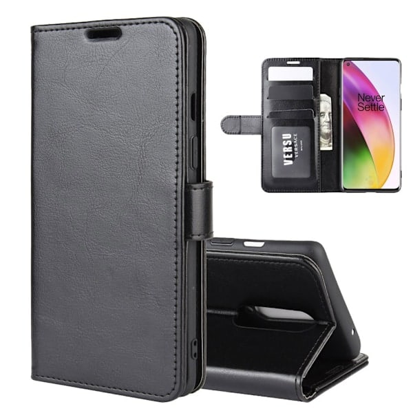 OnePlus 8 - Crazy Horse Pung Etui - Sort Sort