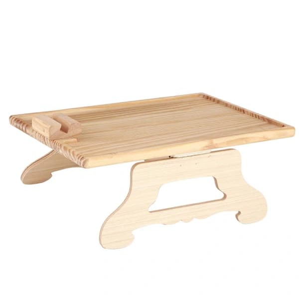 {PL}Sofa Arm Clip Bord Foldbart Træ Armlæn Clip On Bakke Bord med Telefonholder til Sofa Lænestol Rektangulær