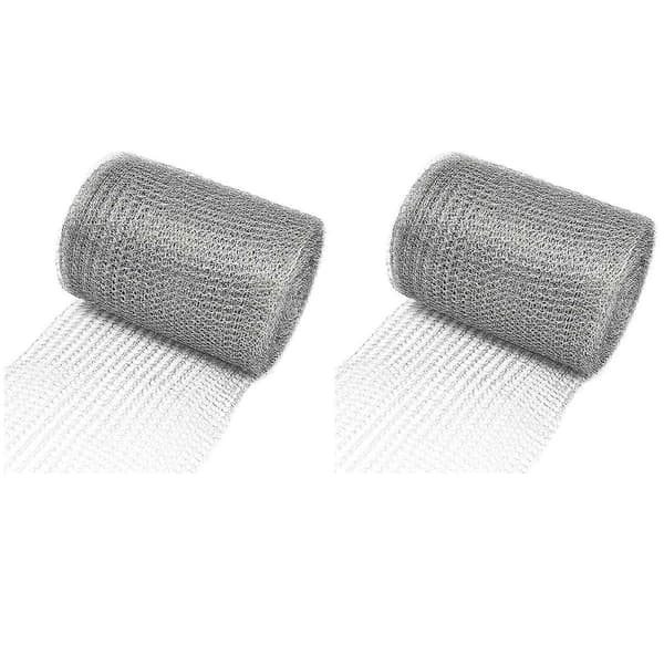 2x Trådnet Rustfrit Stål 12,7 cm x 12 m Trådnet Fint Net Rustfrit Stål Net Tæt Net til-