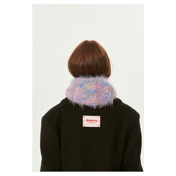 Fusk Sobel Stickad Mössa - Blå, Design Nischsektion Pullover Yllehatt, Vinterkall Mössa