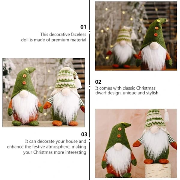 Juldocka stickad av fiberduk【PL】