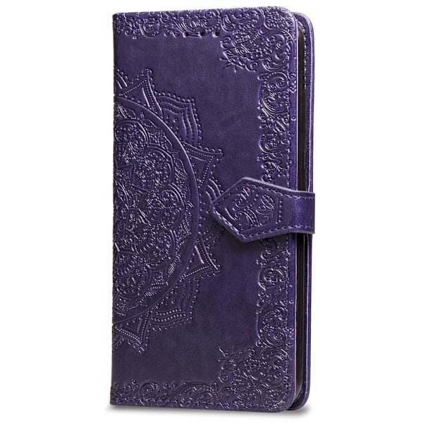 iPhone 7/8/SE (2020/2022) - Mandala Lær Etui - Lilla
