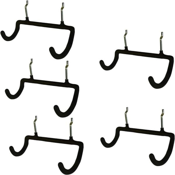 5 kpl Pegboard-koukkuja Pegboard-poranteräteline Pegboard-kaksoiskoukut