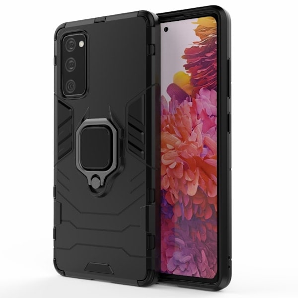 Samsung Galaxy S20 FE - Hybridirengaskotelo - Musta Musta Musta