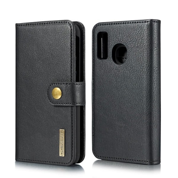 Samsung Galaxy A40 - DG.MING 2in1 Magnet Etui - Sort Black Sort