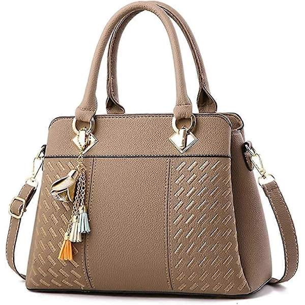 [PL】Damhandväskor och väskor Dam Designer Satchel Tote Väska Axelväskor