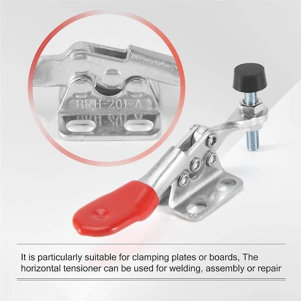 1:a 27kg Anti-U-formad Toggle Clamp Hållkapacitet Push/Pull Toggle Clamp Vertikal/Horisontell Typ