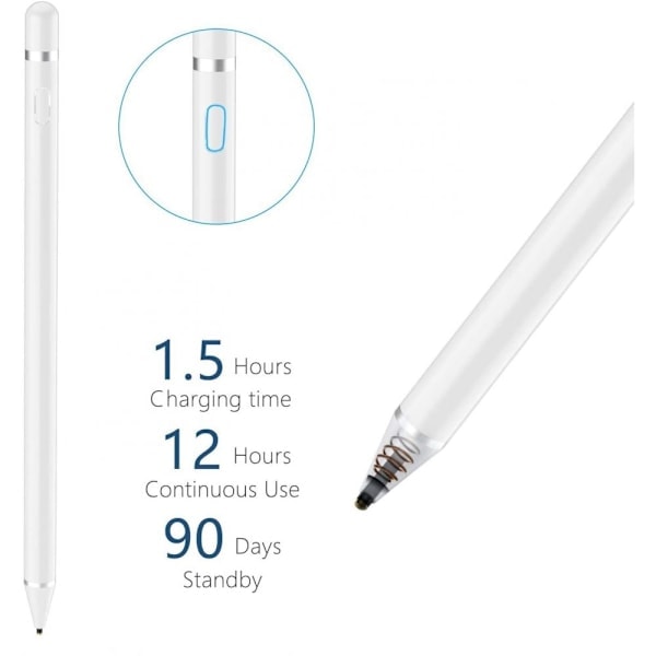 Tech-Protect Active Stylus Touchpenna Hvid