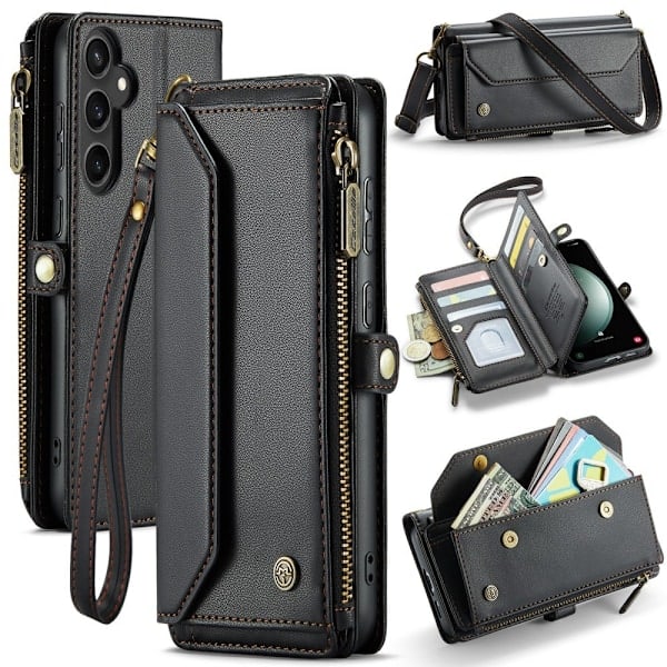CASEME Samsung Galaxy S23 FE Lommeboketui Svart