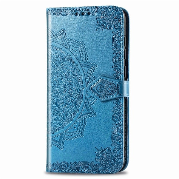iPhone 11 - Plånboksfodral Mandala - Blå Blue Blå