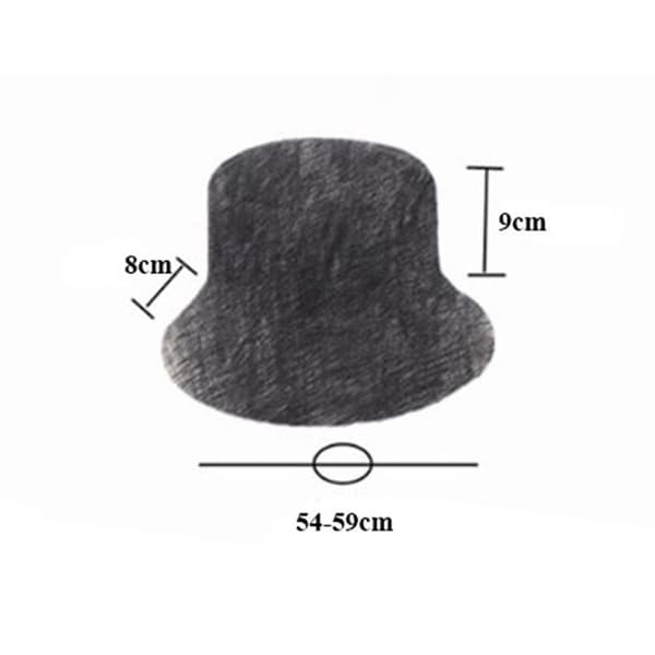 Bomulls bøttehatter Dame Sommerhatt 4 4