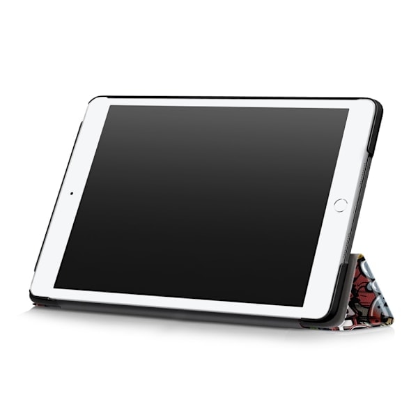 iPad 10.2 2019/2020/2021 Deksel Tri-Fold Grafitti
