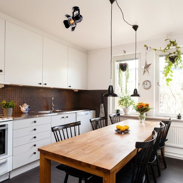 1 stk. Multifunktionel LED Spotlight Retro Stil Spotlight Indendørs Loftlampe
