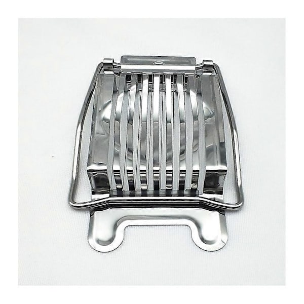 Äggskärare Plast/Rostfritt Stål Silver/Vit 14 x 9,5 cm
