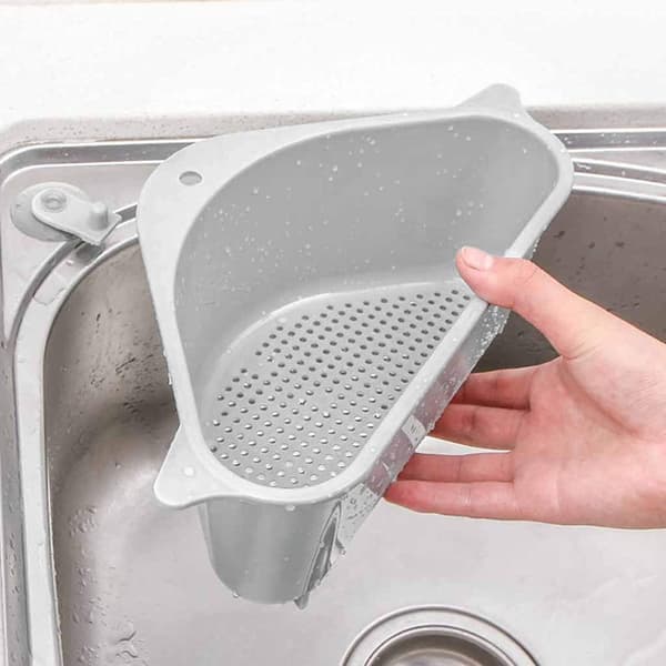 Shelf with Drainage Holes for Sink - Grey