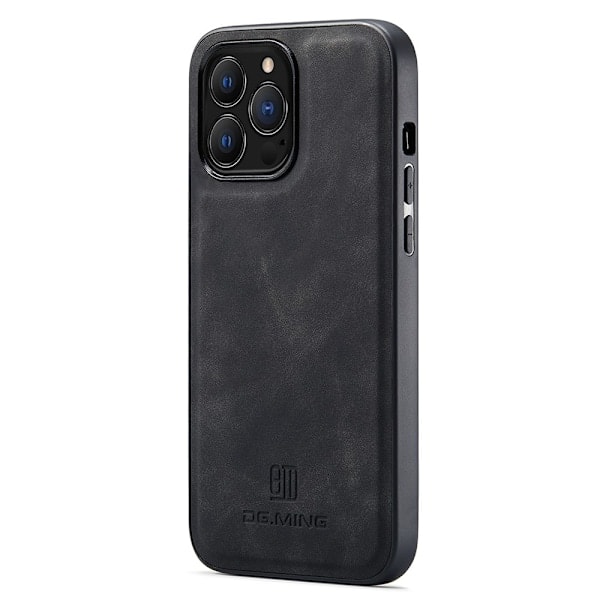 DG.MING iPhone 13 Pro Max Skal Läderbelagt Svart