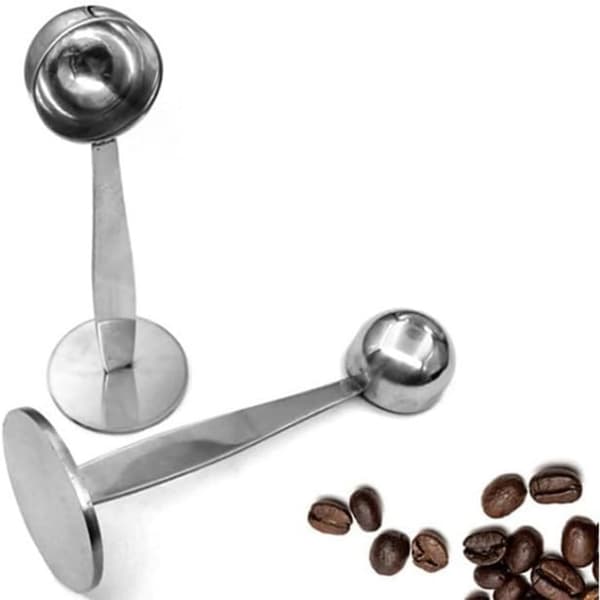 2 stk. Kaffeskeer Kaffebønneskeer SØLV
