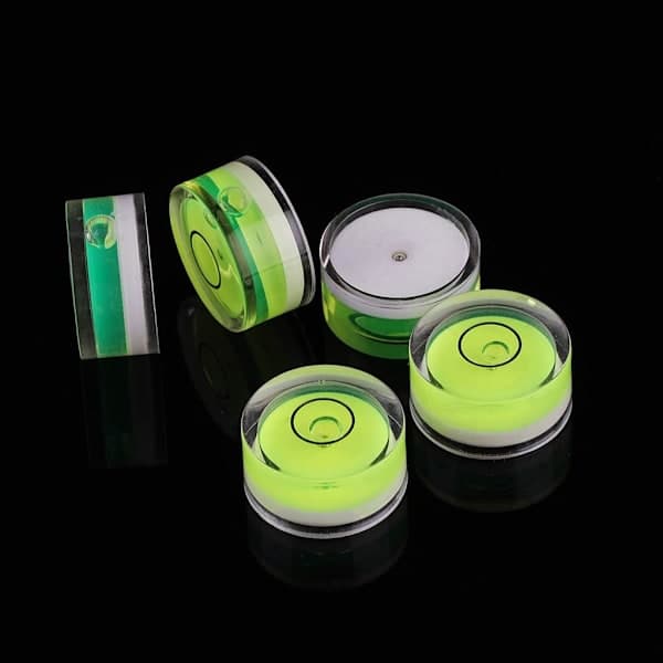 5 stk. Runde Vatterpas Mini Vatterpas Bullseye Niveau Måler DXGHC[PL]