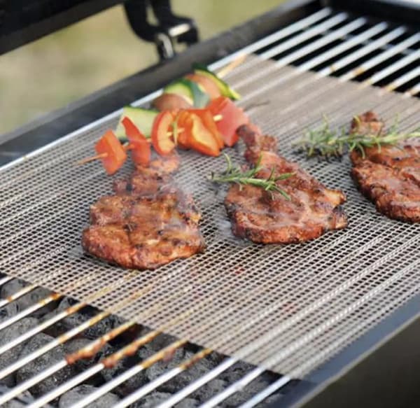 BBQ Mesh Grillmatta: 3x Värmebeständig!
