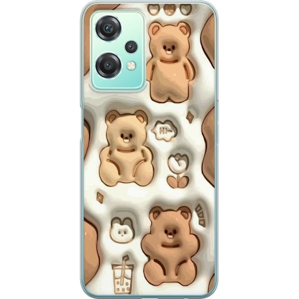 OnePlus Nord CE 2 Lite 5G Transparent Case Bubbly Bears