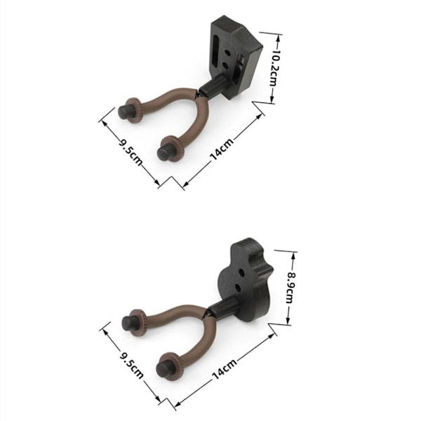 Gitarrhängare Gitarrkrok SVART 03 03 Svart