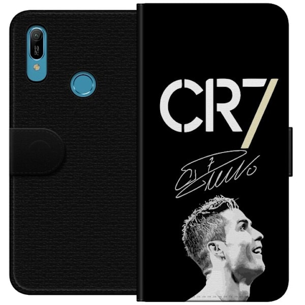 Huawei Y6 (2019) Lompakkokotelo CR7 Ronaldo