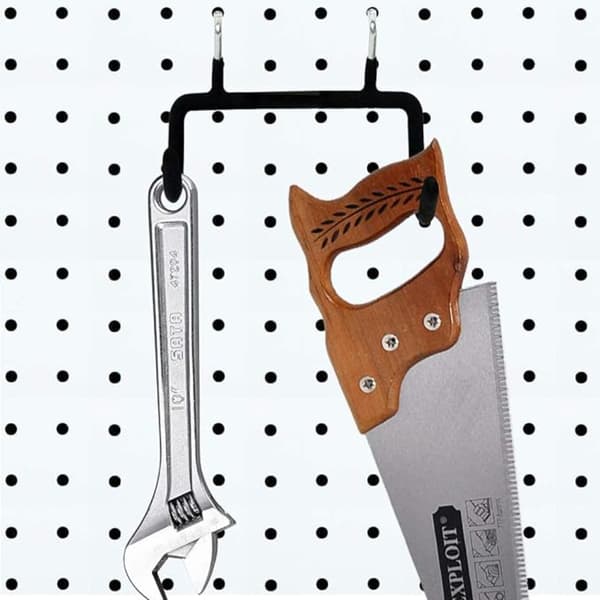 5 kpl Pegboard-koukkuja Pegboard-poranteräteline Pegboard-kaksoiskoukut