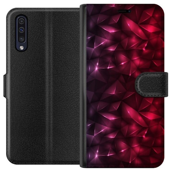 Samsung Galaxy A50 Lompakkokotelo Tempting Red