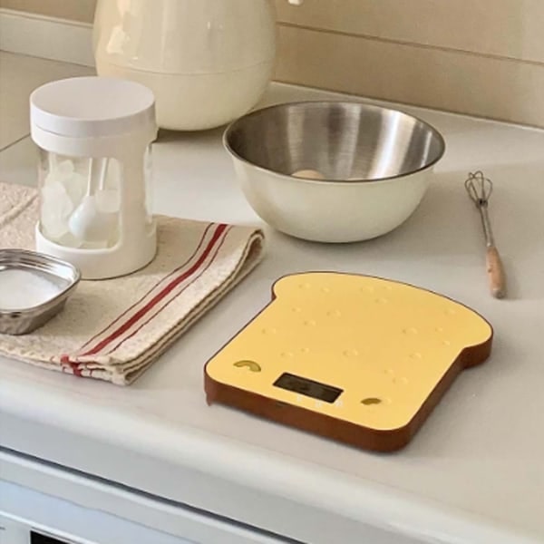 Matvåg med hög precision, digital vikt i gram, bärbar liten elektronisk våg med skål för kök, bakning och matlagning