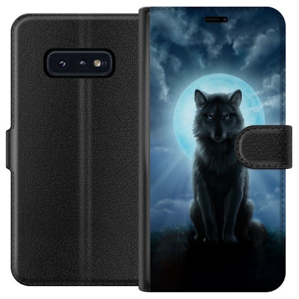Samsung Galaxy S10e Plånboksfodral Varg i mörkret