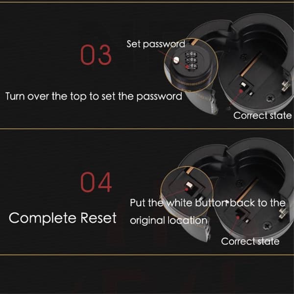 Combination lock for bottles, wine / spirits / soda / juice etc.