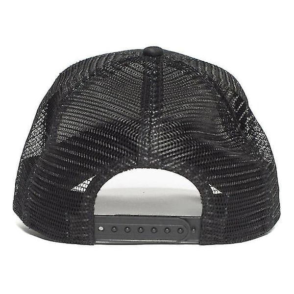 Svart Panther Mesh -lippis, kesäinen baseball-lippis, trucker-hattu (1 kpl - Musta)