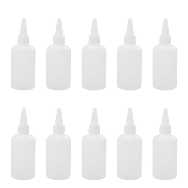 20 stk. Klemflasker Dispenseringsflaske Fugemasseflasker Plast Ekstruderingsflasker 100ml