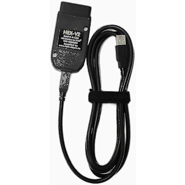 Hex V2 VCDS USB-interface og telefon-