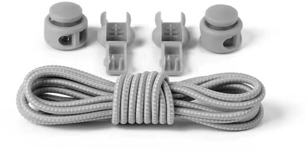 Lock Laces - Perfekt til løb - Grå