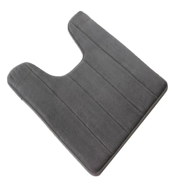 {PL}U-formad Memory Foam Toalettmatta, Halkfri Elastisk Badrumsmatta, 40*60cm