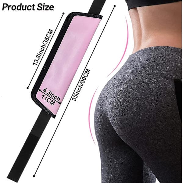 Hip Thrust Bælte til Vægte, Booty Bælte til Hip Thrusts, Hip Thrust Pad til Squats, Lunges, Glute Bridges Pink[PL]